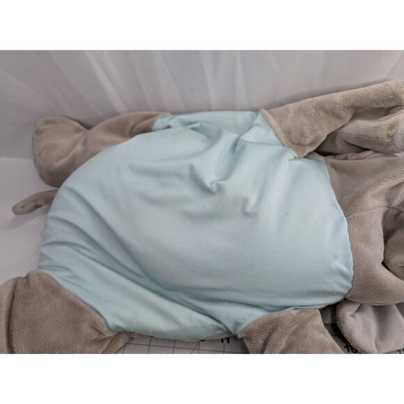 Jay At Play Elephant Plush Microbead Pillow Gray About 26 Inch Long Stuffed - Picture 12 of 15